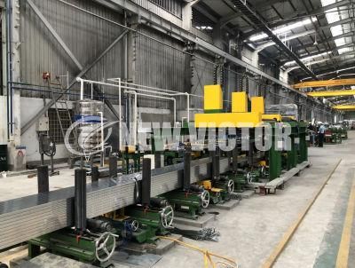 Ship and Bridge Structural Steel Pipe Making Machine Production Line Longitude Straight Seam Welded