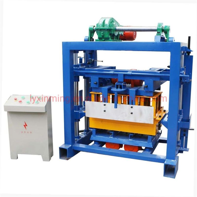 High Quality Qtj4-40 Semi-Automatic Concrete Cement Hollow Block/Solid Brick /Pavment Interlocking Block Making Machine Forconstruction Materials
