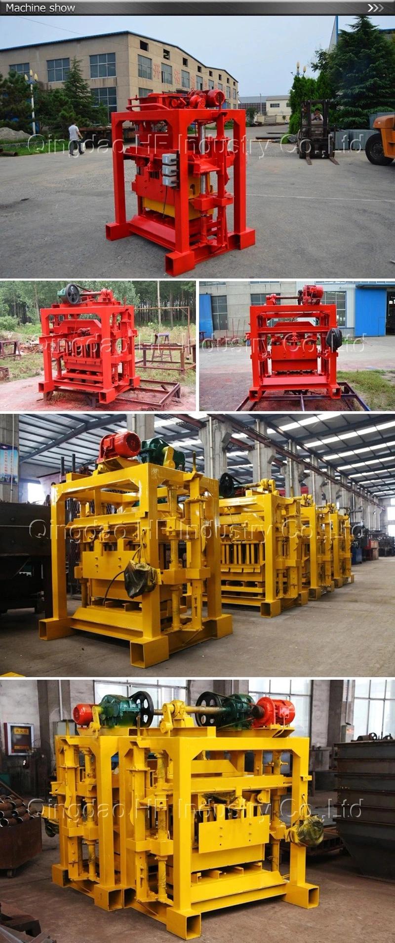 Qt4-40 Manual Brick Making Machine Paver Block Machine