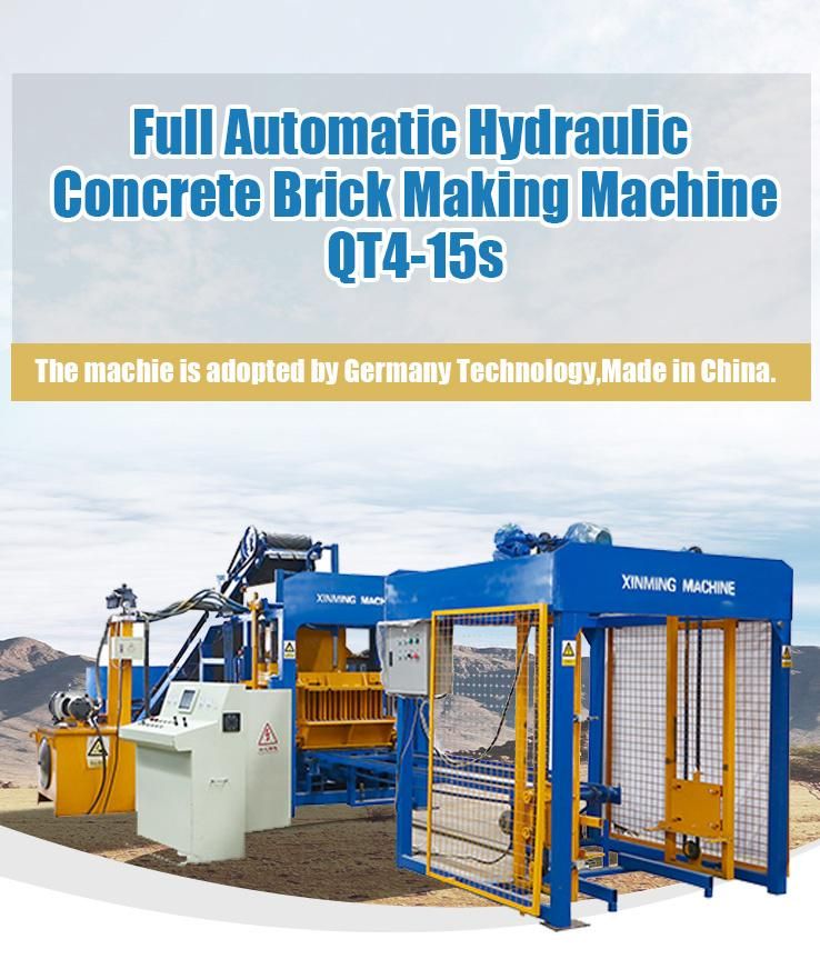 Qt4-15s Hollow Fully Automatic Hydraulic Concrete Block Making Machine Making Brick Philippines