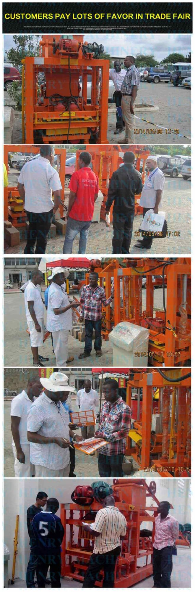 Hr1-10 Automatic Brick Making Machine with Competitive Price