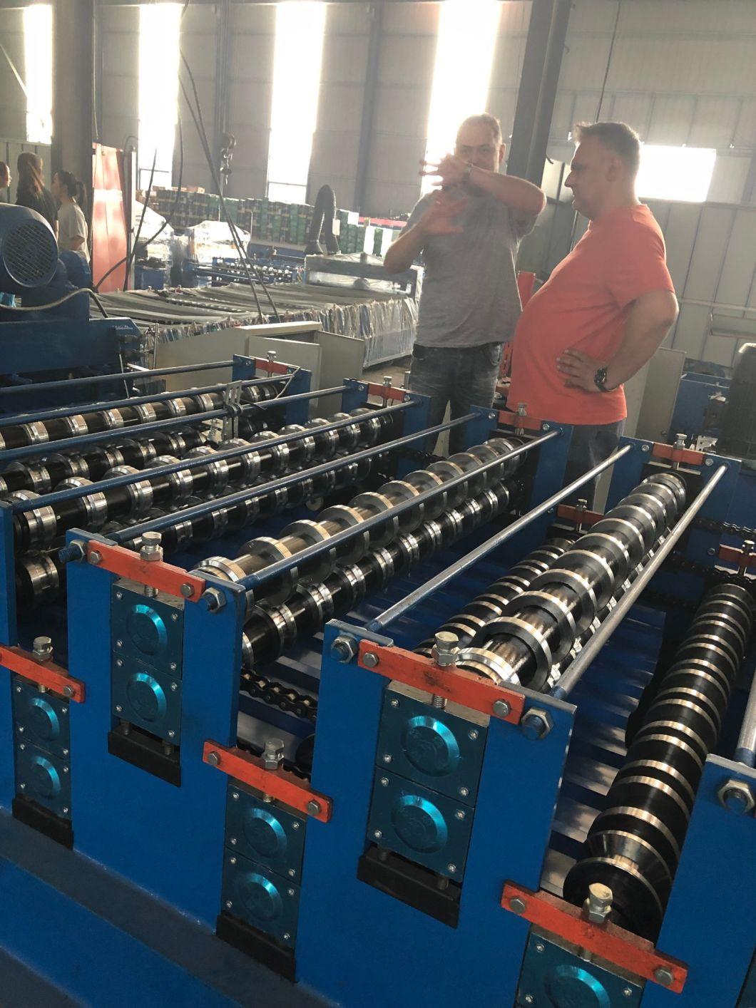 Taiwan Quality Double Layer Ibr Trapezoidal Sheet Roll Forming Machine Roof Panels Making Machine
