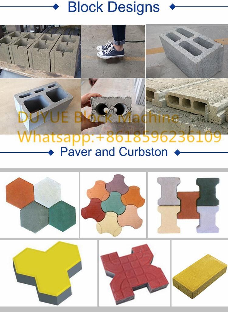 German Technology Qt6-15 Hydraulic Fully Automatic Concrete Block Making Machine