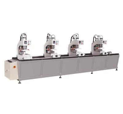 PVC Win-Door PLC Control Four Head Seamless Welding Machine