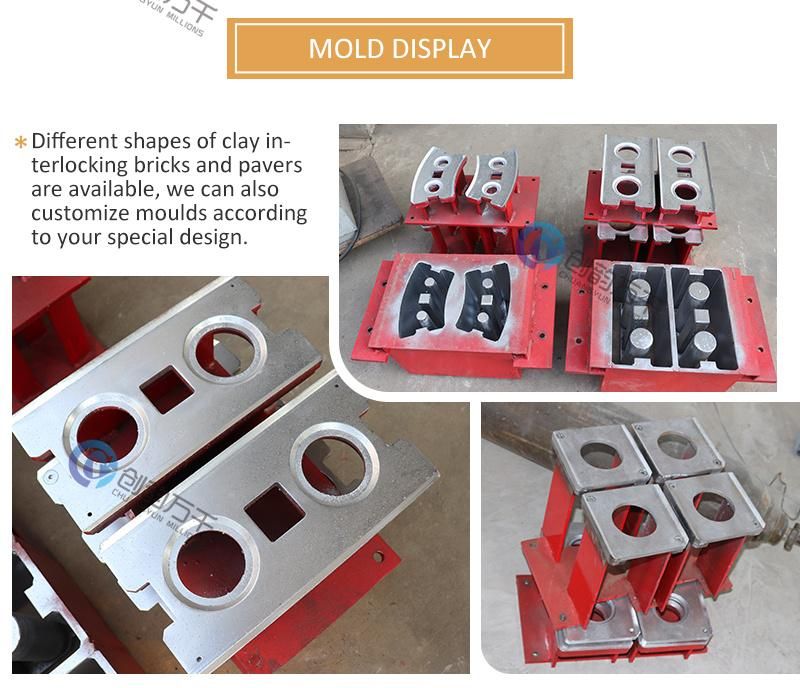 Cy2-10 Automatic Soil Cement Interlock Hydraform Pavers Clay Block Brick Making Machine