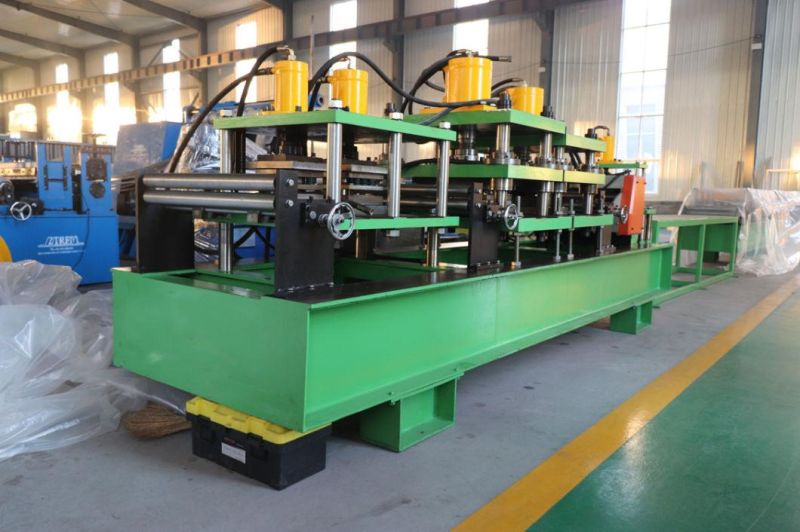 Hydraulic Automatic Metal Steel Profile Door Frame Forming Machine with Punching Hole