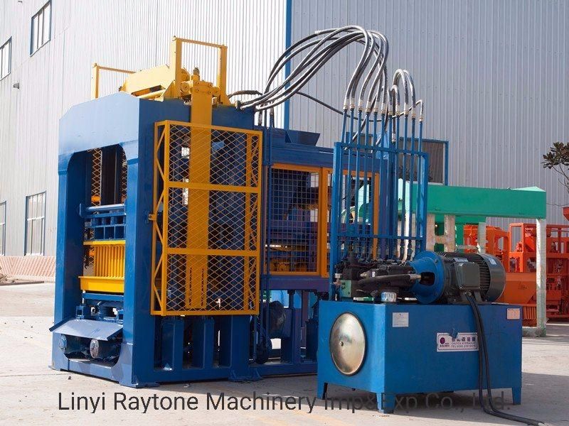 Factory Manufacturing Qt6-15 Concrete Solid Brick Machine Paver Hollow Block Making Machine