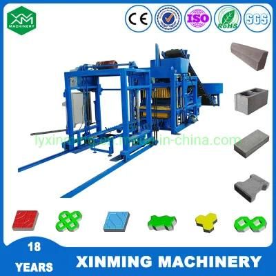 Hot-Selling Fully Automatic Qt4-25 Concrete Brick Machines Hollow Block Machine Pavers Paving Brick Machine for Selling