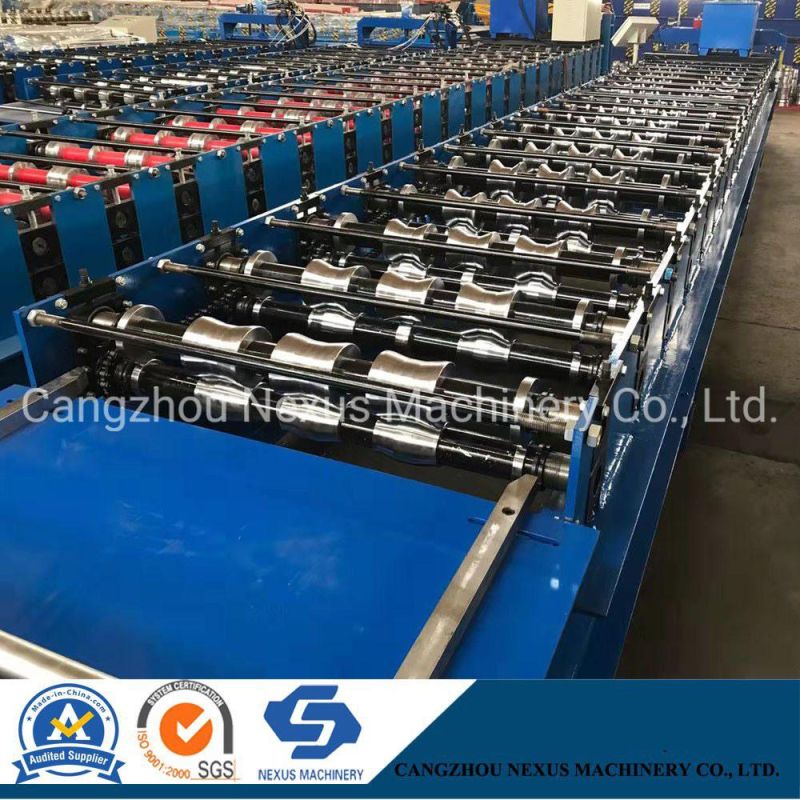 Indonesia Type G550 760 Steel Roofing Tile Sheet Roll Forming Machine for Sale