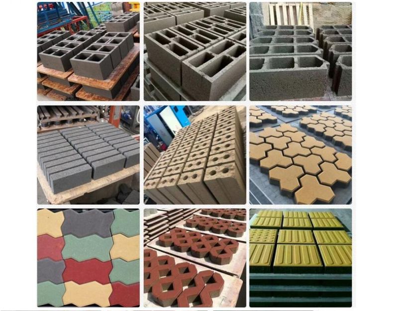 Qt8-15 Hydraulic Full Automatic Hollow Paving Solid Cement Concrete Brick Block Making Machine with Factory Price