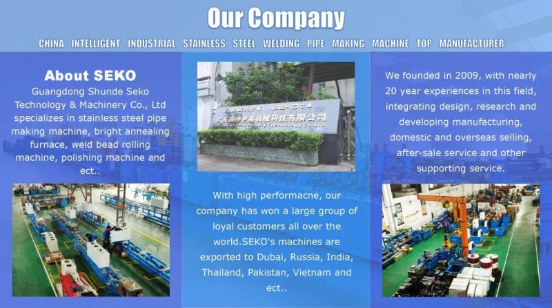 High Precision Bright Annealing Coil Stainless Steel Pipe Making Machine