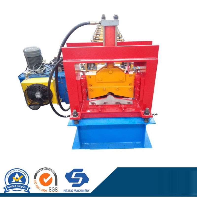 Ce SGS ISO Certified 310 Colored Coated Metal Steel Profile Galvanized Sheet Roof Tile Ridge Cap Roll Forming Machine