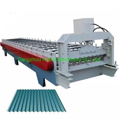 Customized Metal / Iron / Aluminium Color Steel Ibr / Corrugated Roofing / Roof Sheet / Panel Cold Roll Forming Making Machine with CE Certificate