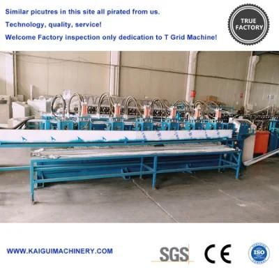 Ceiling T Grid T Bar Roll Forming Machine Real Factory Good Price