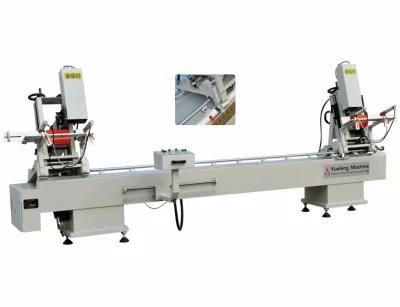 UPVC Window Frame Double Head Automatic Water Slot Milling Machine