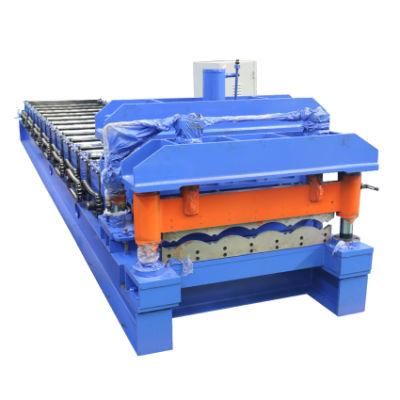 Automatic Colour Steel Step Formed Making Machine 828 Glazed Tile Roofing Former Machine