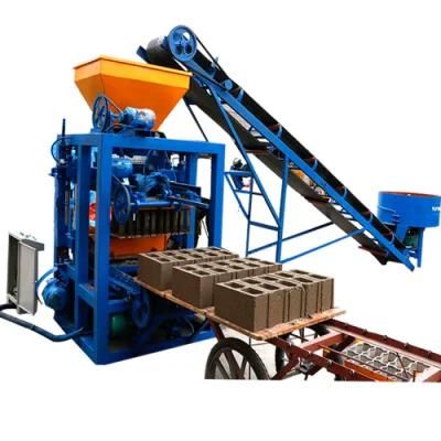 Building Material Qt4-24 Hollow Block Making Machine / Paver Machine / Brick Making Machine / Construction Machinery