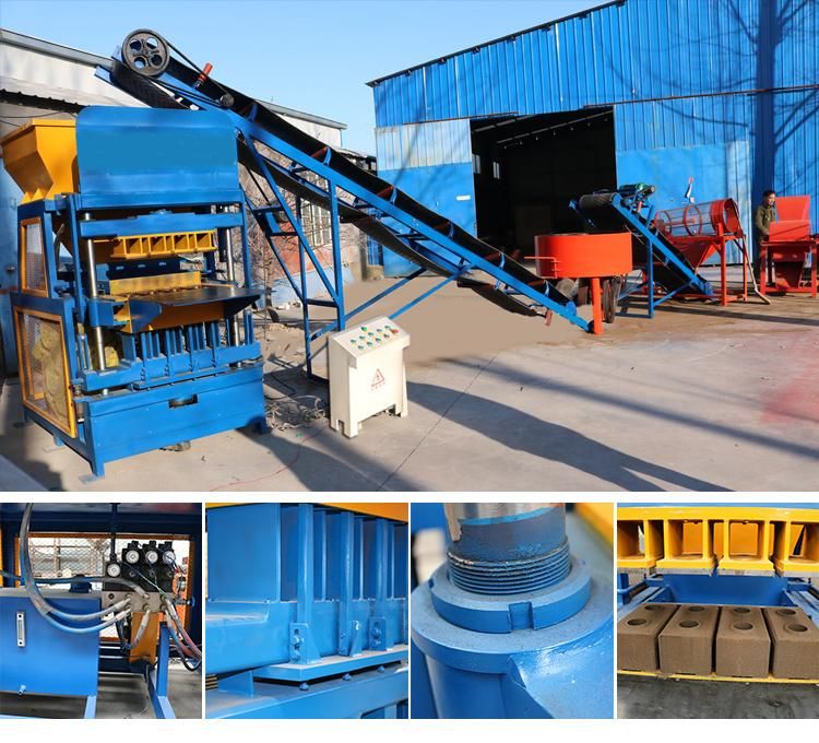 German Technology Hr4-10 Automatic Soil Interlocking Brick Making Machine/Block Machinery