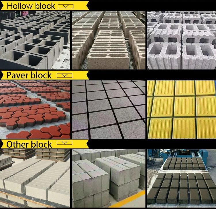 Qt4-16 Newly Automatic Cement Concrete Hollow Brick for Machine Making Sale