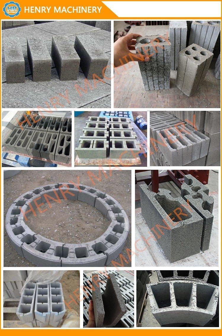 Qmr2-45 Small Mobile Egg Layer Cement Brick Making Machine Hollow Block Making Machine Supplier in China