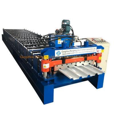 Colored Steel Panel Metal Sheet Ibr Trapezoid Roof Tile Making Roll Forming Machine