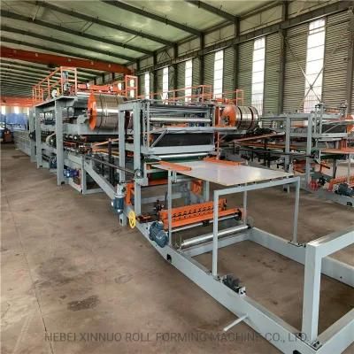 Roof Steel Sheet EPS Sandwich Panel Rolling Forming Machine From China Supplier
