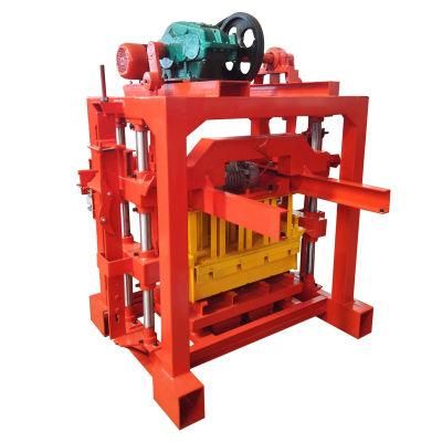 Qtj4-40 Semi Automatic Fly Ash Brick Machinery Price Brick Molding Machine