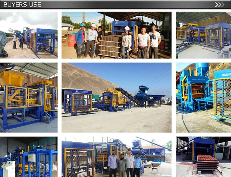 Qt8-15 Automatic Concrete Block Making Machine Brick Machine