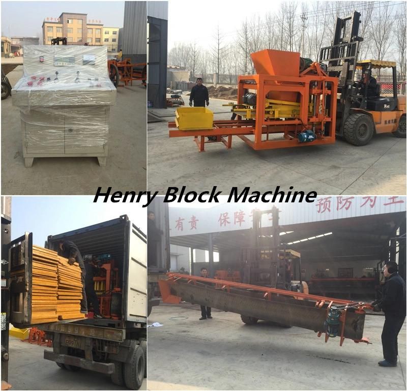 Qt4-26c Small Block Production Line Semi Automatic Concrete Brick Machine for Sale