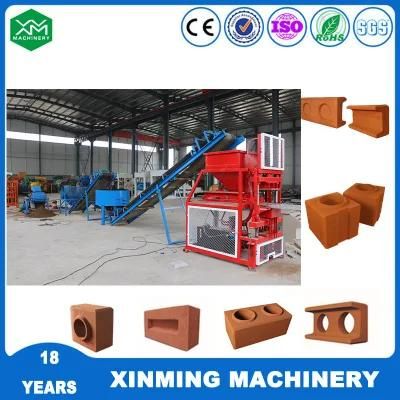 Xm2-10 Automatic Hydraulic Soil Interlocking Solid Clay Block Making Machine in Morocco