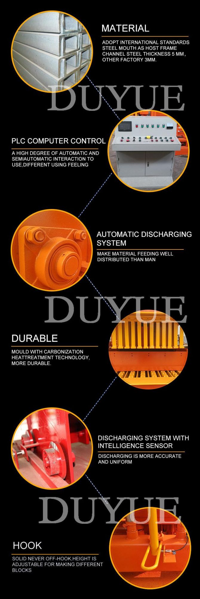 Duyue Qtj4-26c Semi Automatic Compressed Earth Blocks Making Machine in Kenya