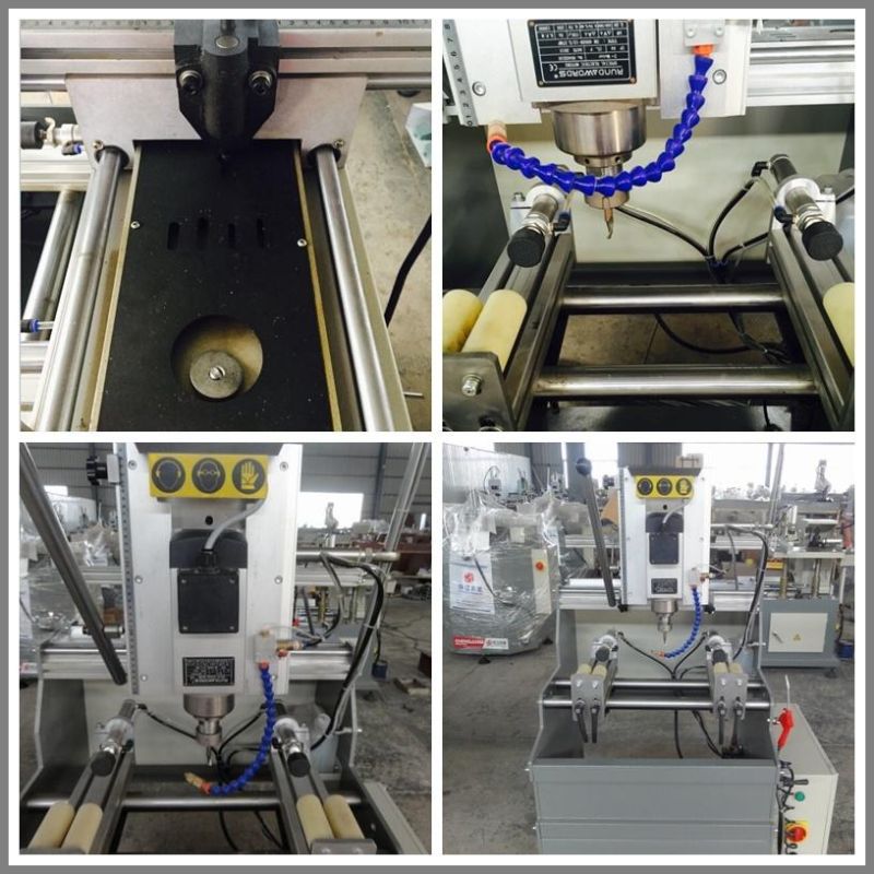 Top Quality Aluminum Coping Router Lock Hole Milling Machine