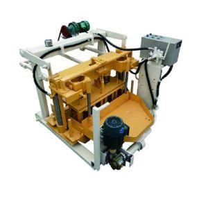 Qt40-3A Simple Mobile Hydraulic Egg Laying Brick Machine