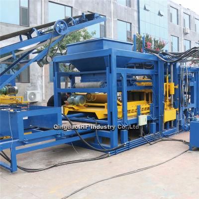 Qt10 Brick Making Machine Automatic Concrete Interlocking Paving Brick Maker Hollow Block in Chile