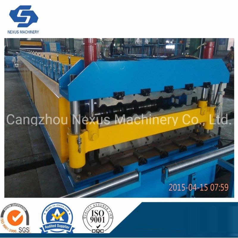 PLC Control Double Layer Roof Tile Making Roll Forming Machine