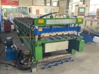 Metal Tile System Making 1000 Profile Trapezoid Roof Sheet Trapezoidal Roofing Tile Panel Roll Forming Machine