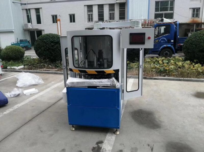 Three Cutters CNC Corner Cleaning Machine for PVC Profile Windows and Doors