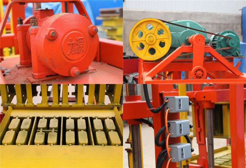 Xinming Qtj4-40 Cement Brick Making Machine Buliding Machinery Semi-Automatic Concrete Block Making Machine in Africa