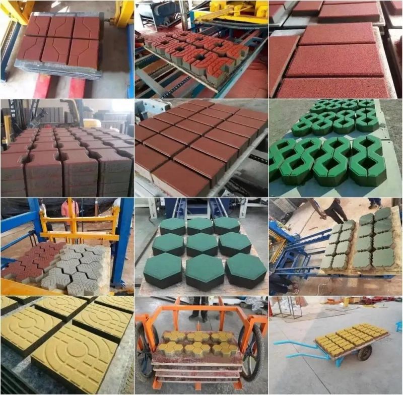 Qt6-15 Hydraform Road Brick Moulding Plant Block Making Plant for Sale