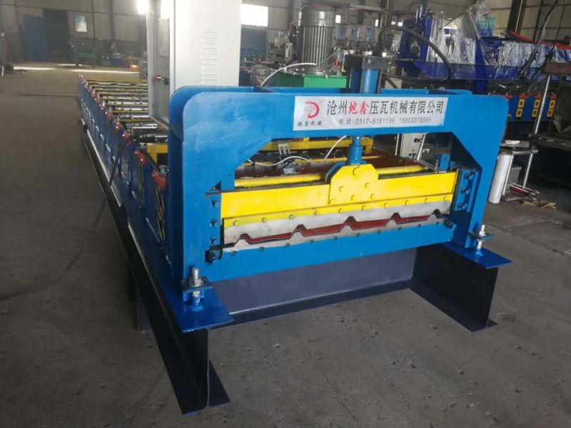 Dx 750 Color Steel Sheet Roof Panel Roll Forming Machine with Production Line