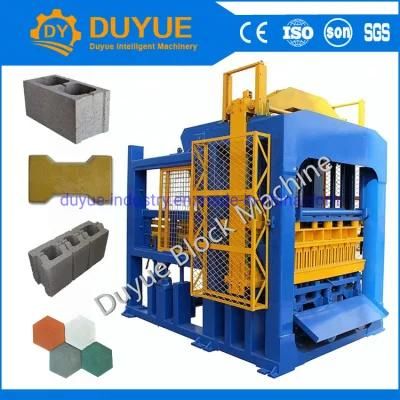 Fully Automatic Qt8-15 Hydraulic Concrete Hollow Block Making Machine Paving Pavement Brick Machine China Factory Price