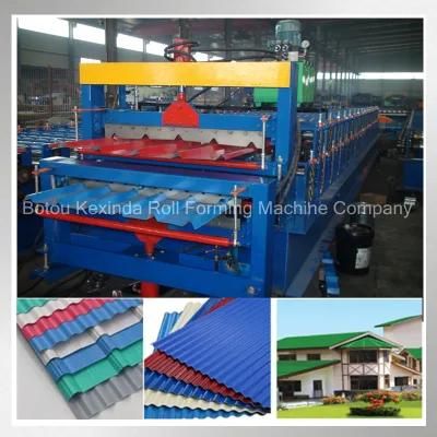 Double Layer Roof Sheet Forming Machinery Roll Forming Machine