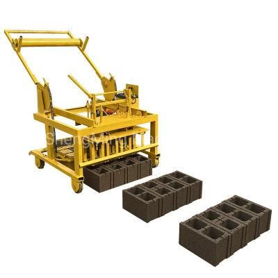 Small Manual Hollow Brick Block Making Machine