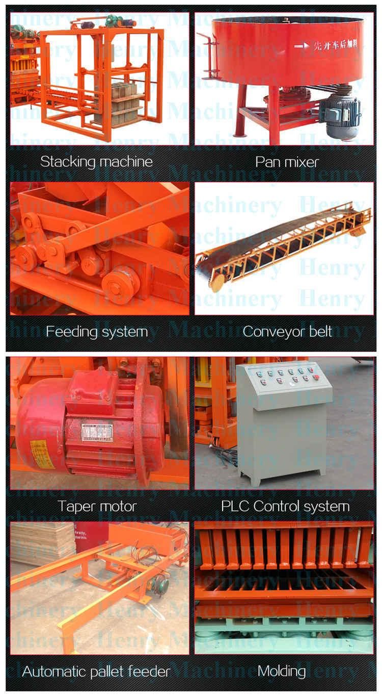 Qtj 4-26c Automatic Concrete Cement Hollow Brick Block Making Machine