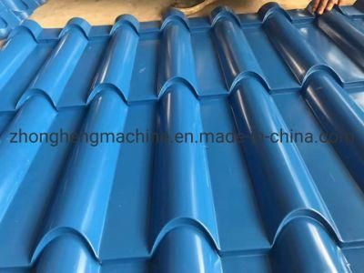 Steel Glazed Roof Roll Forming Machine Roofing Sheet Tile