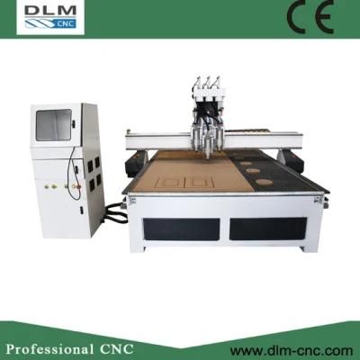 3 Heads CNC Woodworking Machine