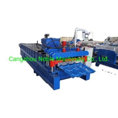 Bamboo Type Colored Steel Glazed Tile Roll Forming Machine for Sale