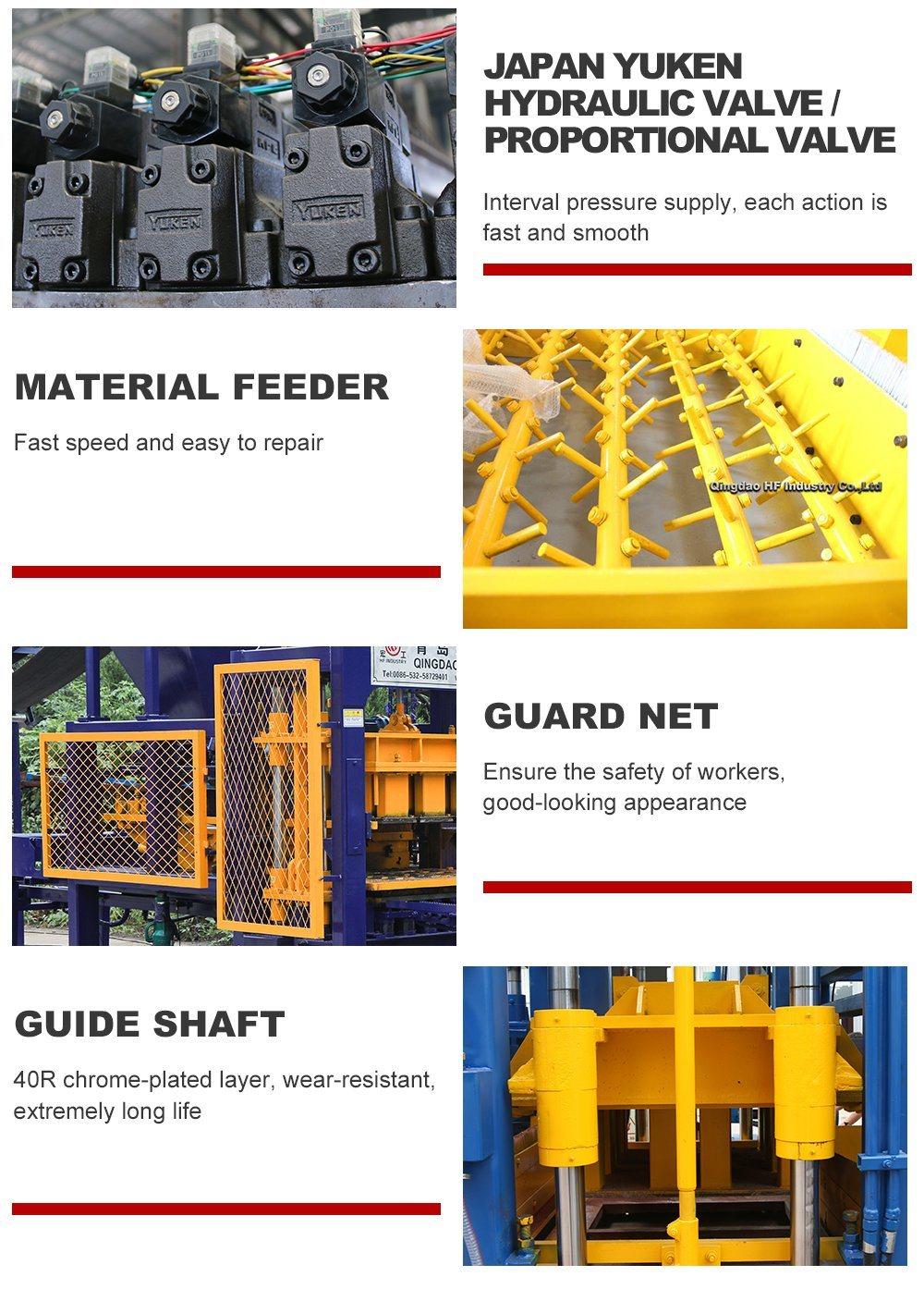 Qingdao Hf Fully-Automatic Block Making Machine Heavy Machinery Brick Production Line