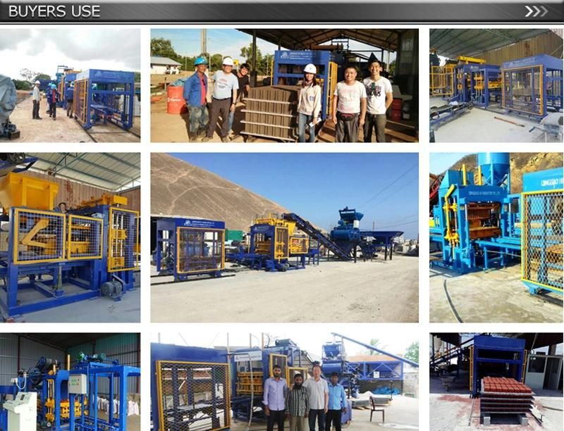 Qt8-15 Automatic Vibrator for Cement Block Making Machine