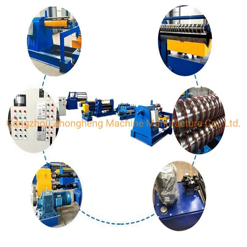 Automatic Copper Zinc Metal Plate Slitting Variable Material Shear Slitting Line Machine for Thick Material